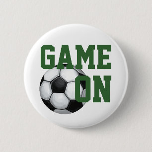 Mannschaftsname und Fußball Button