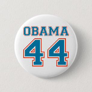Mannschaftsobama 44. Präsident Button