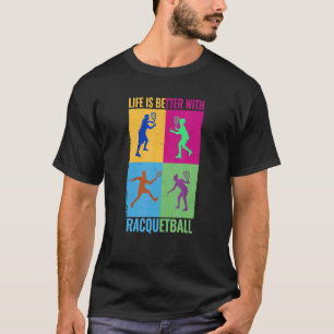 Mannschaftssport Racquetball für Frauen T-Shirt