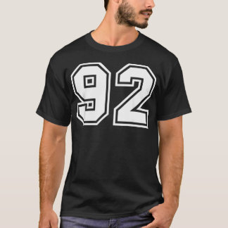 Mannschaftstrikot Nummer 92 T-Shirt
