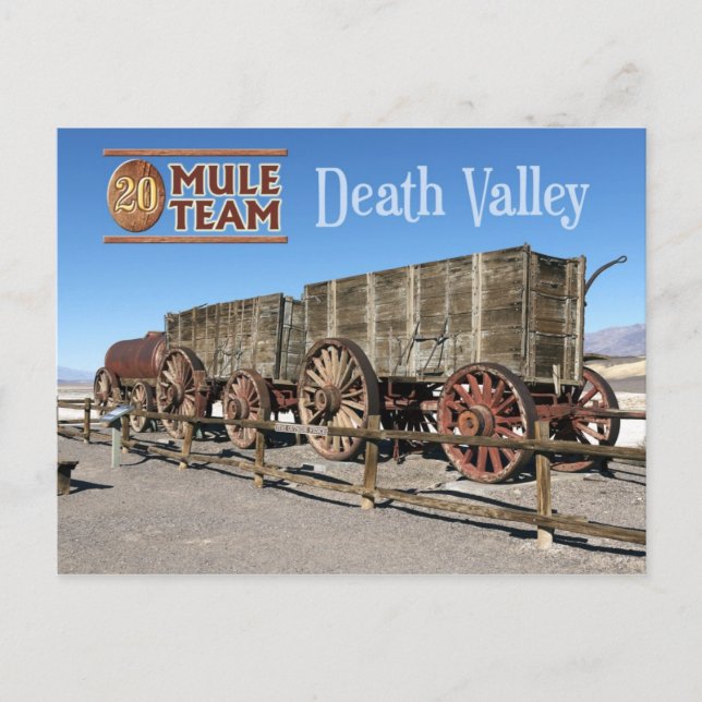 Mannschaftswagen, Death Valley, Kalifornien Postkarte (Vorderseite)