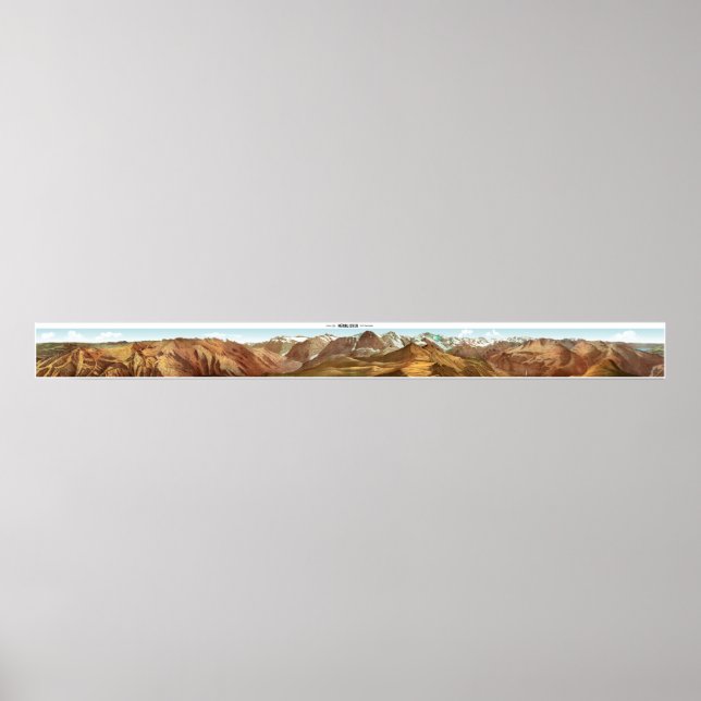 MANNSwiss AlPS 360° PanORAMA Poster (Vorne)