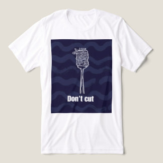 Mannt-T-Shirt - Don't Cut - Italienischer Humor Tri-Blend Shirt