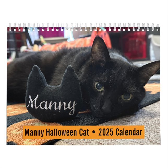 Manny Halloween Cat 2025 Kalender (Titelbild)