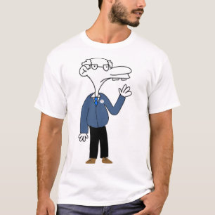 Manny Heffley als Bernie Sanders Manny Heffley als T-Shirt