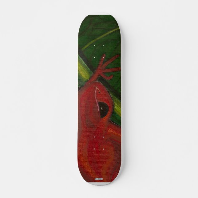 Manny The Mantella (Frosch) Skateboard (Vorne)