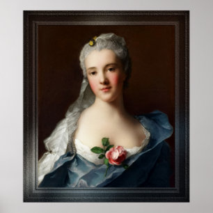 Manon Balletti von Jean-Marc Nattier Poster