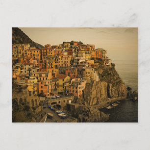 Manrola - Cinque Terre, Italia Postcard Postkarte