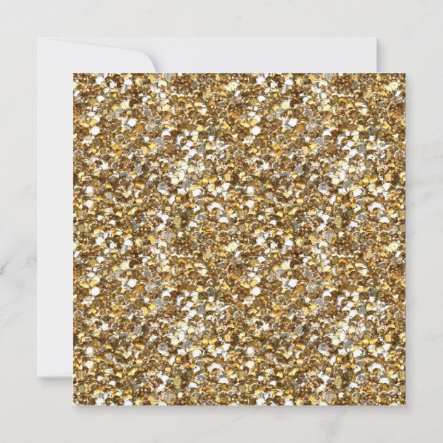 Mans Gold im Alter bis zur Perfektion 50. Geburtst Einladung (Rückseite)