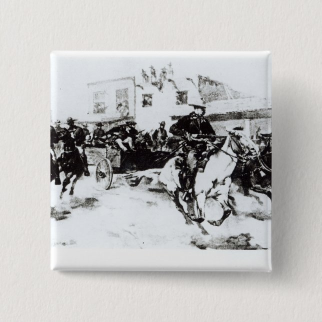 Mansarde holt in Billy das Kind, 1880 Button (Vorderseite)