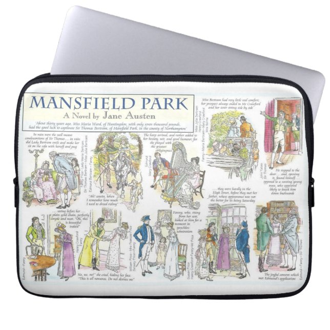 Mansfield Park Laptopschutzhülle (Vorderseite)