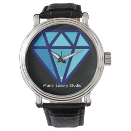 Mansi Luxury Studio Diamond Logo Smartwatch Armbanduhr