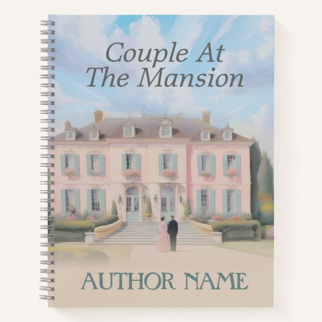 Mansion Couple Book Cover Inspiration Notebook Notizbuch (Vorderseite)