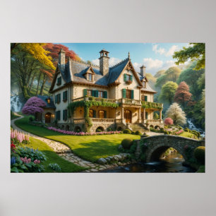 Mansion des perfekten erfundenen Moments Poster