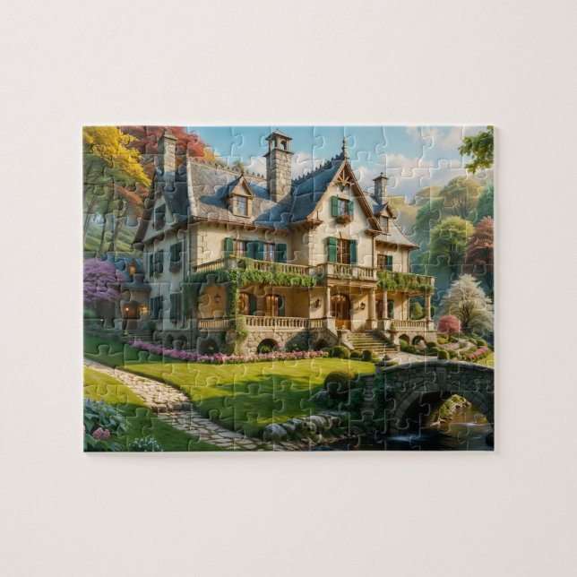 Mansion des perfekten erfundenen Moments Puzzle (Horizontal)