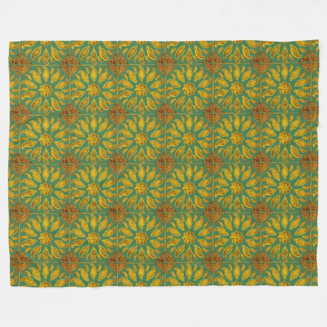 Manta de Forro polar con mandala Fleecedecke (Vorderseite (Horizontal))