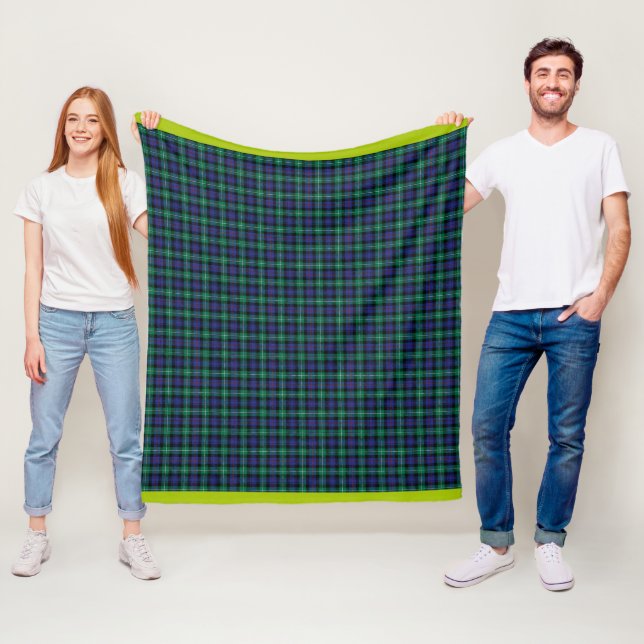Manta estampado escocés fleecedecke (Beispiel)