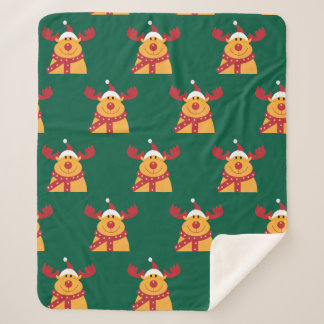 Manta Polar "Reno Nariz Roja" Sherpadecke