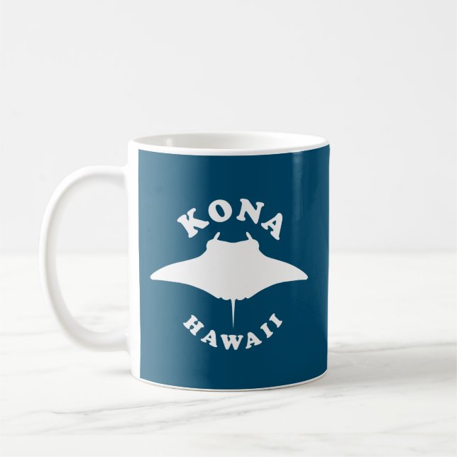 Manta Ray Diving in Kona, Hawaii Kaffeetasse (Links)