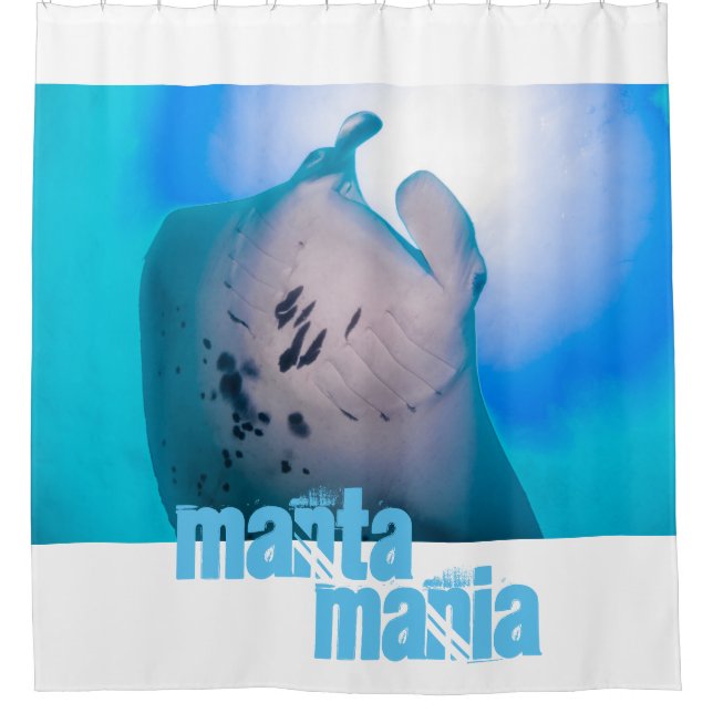 Manta ray duschvorhang (Vorderseite)
