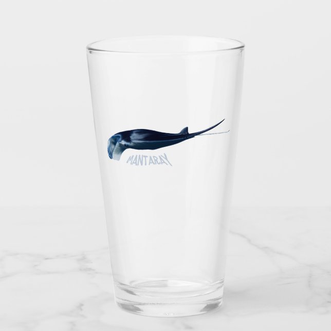 Manta Ray Glas (Vorderseite)