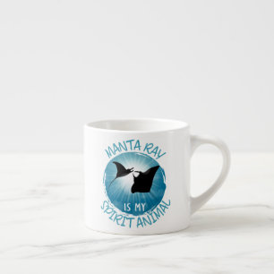 Manta Ray ist mein Geistestier Espressotasse