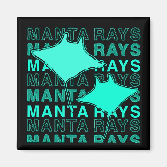 Manta Ray Magnet (Vorne)