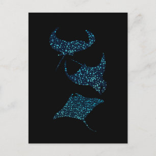 Manta Ray Postcard Postkarte
