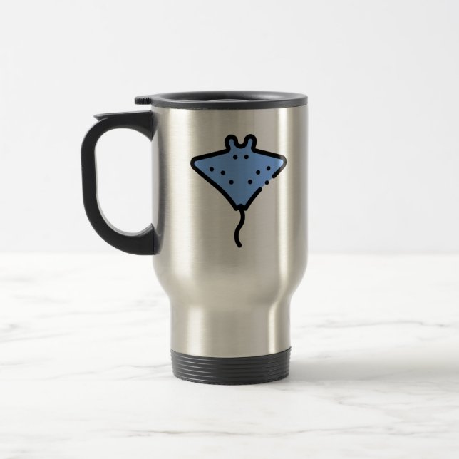 Manta ray reisebecher (Links)