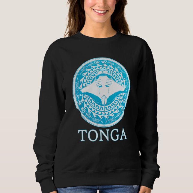 Manta Ray Tonga Roots Pride Sweatshirt (Vorderseite)