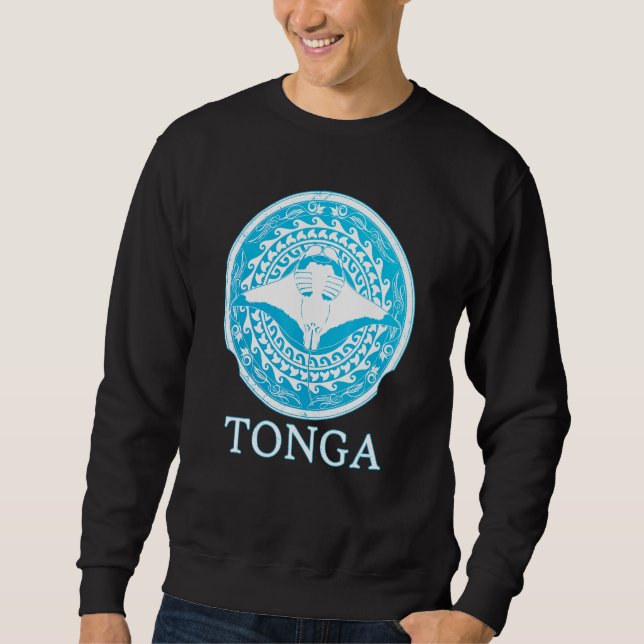 Manta Ray Tonga Roots Pride Sweatshirt (Vorderseite)