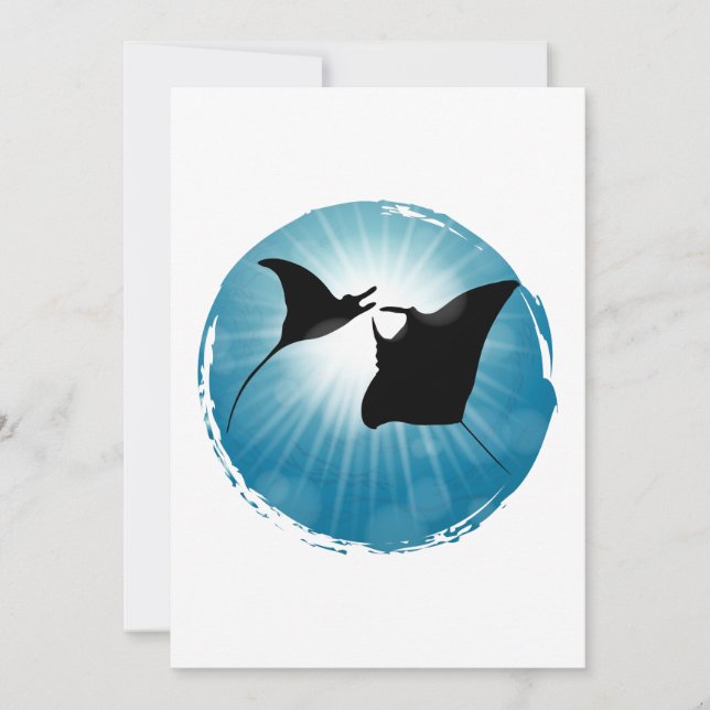 Manta Ray Underwater Aquatic Life (Vorderseite)