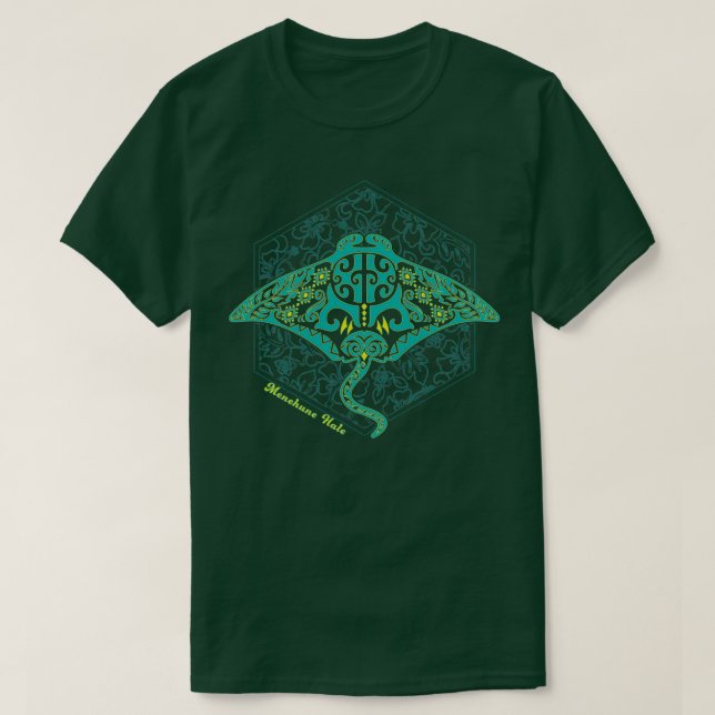 Manta Ray von Menehune Hale T-Shirt (Design vorne)