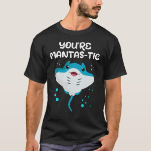 Manta Rochen Stachelrochen Fisch Mantas-tisch Ozea T-Shirt