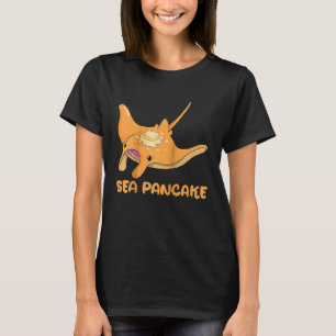 Manta Rochen Stachelrochen Fisch Pfannkuchen Kuche T-Shirt