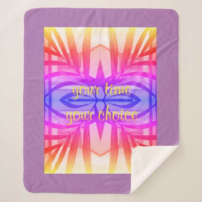 Manta sherpa sherpadecke (Vorderseite)