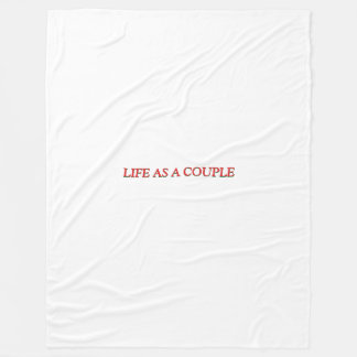 "Manta Vida En Pareja Amor Romántico Hogar Fleecedecke