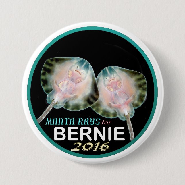 Mantarochen für Bernie Button (Vorderseite)