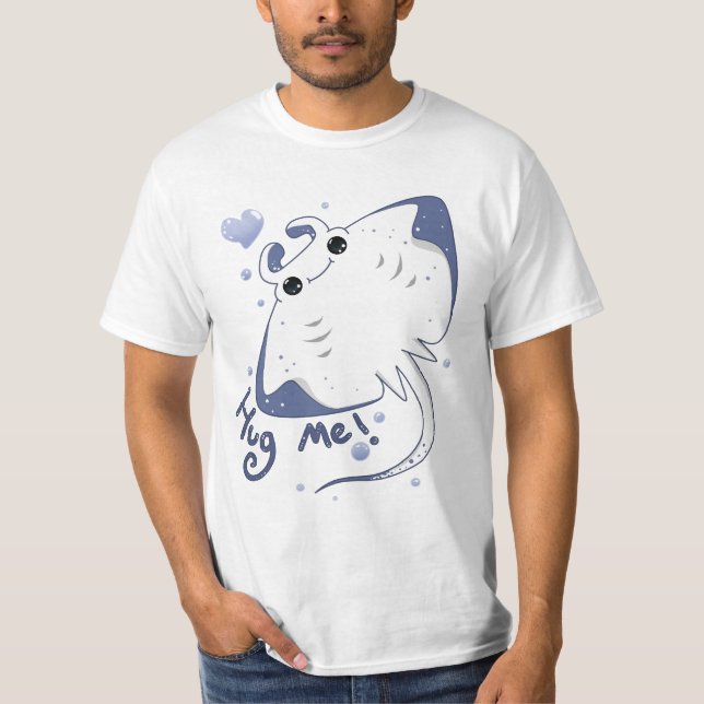 Mantarochen: Umarmen Sie mich! T-Shirt (Vorderseite)