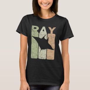 Mantarochen Vintage Stachelrochen Retro Ozeanologi T-Shirt