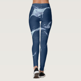 Mantastrahln-Silhouette Leggings