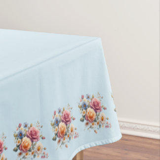 Mantel Azul Flores para Celebrar Tischdecke