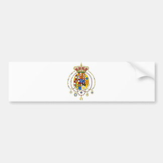 Mantel bewaffnet Königreich von zwei Sicilies Autoaufkleber