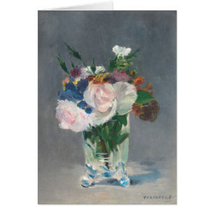 Mantel Blume in einem Kristallvase, c.1882