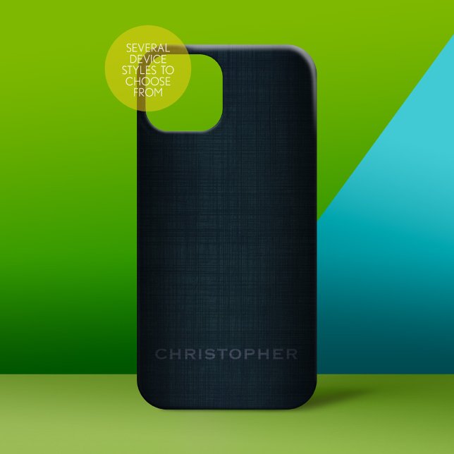 Mantel Führungskraft Design mit Namen für Männer Case-Mate iPhone Hülle (Personalized Phone Case - subtle name)