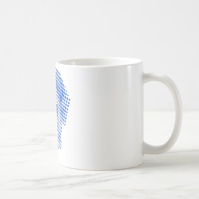 Manteldogge abstrakt kaffeetasse (Rechts)