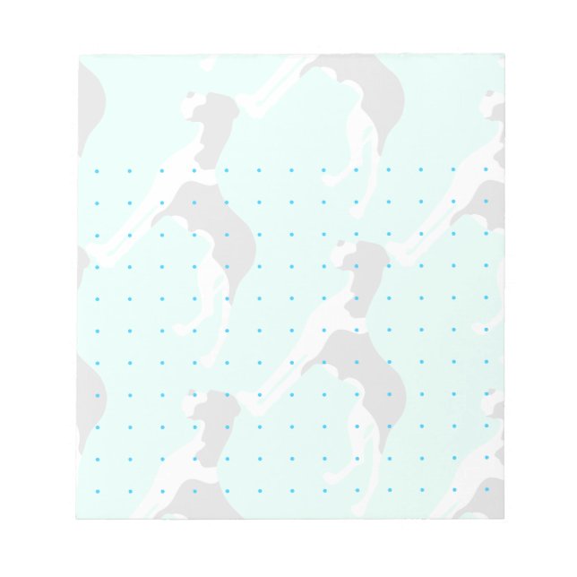 Manteltier Boston Großdane Notizblock (Vorderseite)