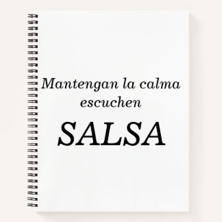 Mantengan la calma notizbuch