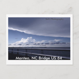 Manteo, NC Bridge US 64 Postkarte
