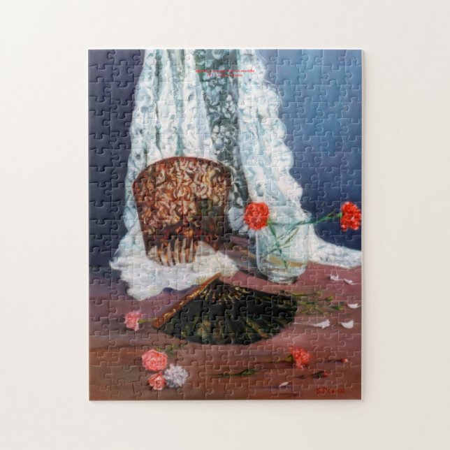 Mantilla española/Spanische Mantilla Puzzle (Vertikal)
